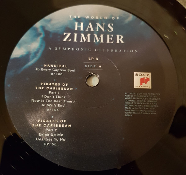 Hans Zimmer - The World Of Hans Zimmer (A Symphonic Celebration) (3xLP, Album, Ltd, 180)