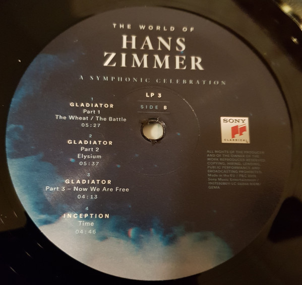 Hans Zimmer - The World Of Hans Zimmer (A Symphonic Celebration) (3xLP, Album, Ltd, 180)