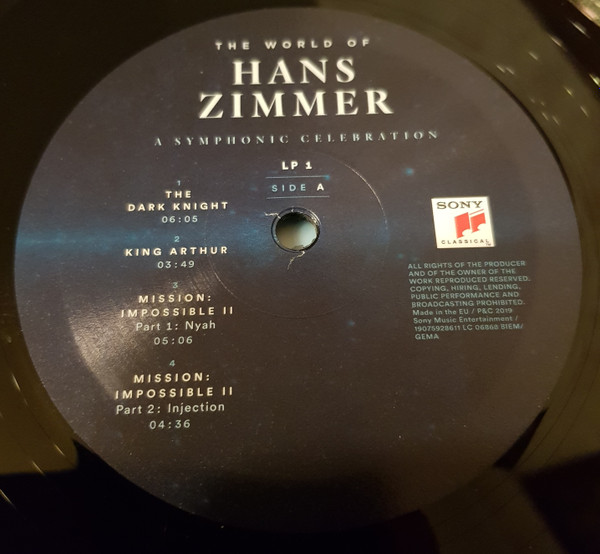 Hans Zimmer - The World Of Hans Zimmer (A Symphonic Celebration) (3xLP, Album, Ltd, 180)