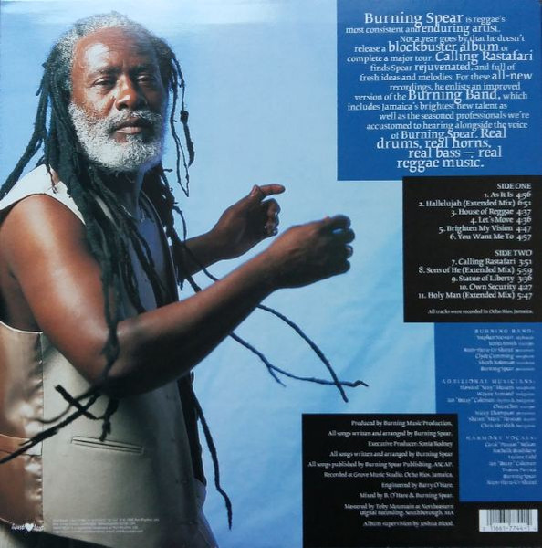 Burning Spear - Calling Rastafari (LP, Album)