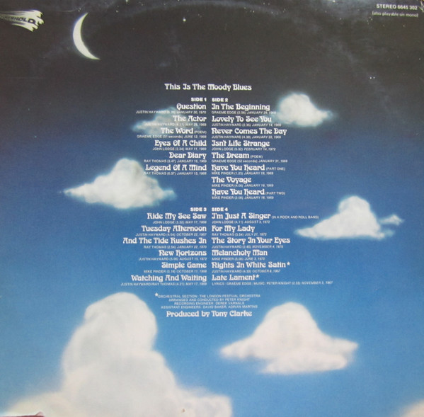 The Moody Blues - This Is The Moody Blues (2xLP, Comp, Gat)