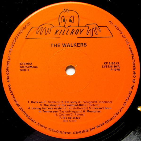 The Walkers (2) - '74 - '78 (LP, Comp, Mono)