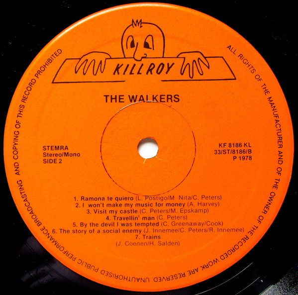 The Walkers (2) - '74 - '78 (LP, Comp, Mono)