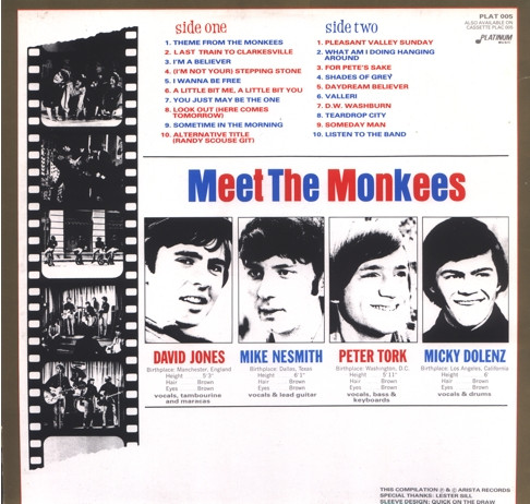 The Monkees - Hey-Hey-It's The Monkees 20 Smash Hits (LP, Comp)