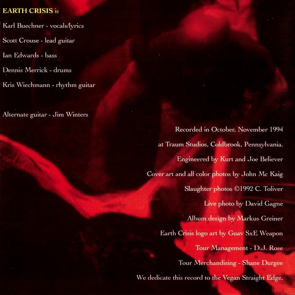Earth Crisis - Destroy The Machines (CD, Album, RE)