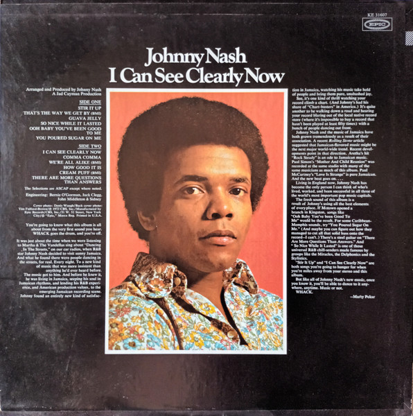 Johnny Nash - I Can See Clearly Now (LP, Album, Ter)