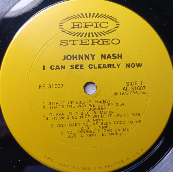 Johnny Nash - I Can See Clearly Now (LP, Album, Ter)