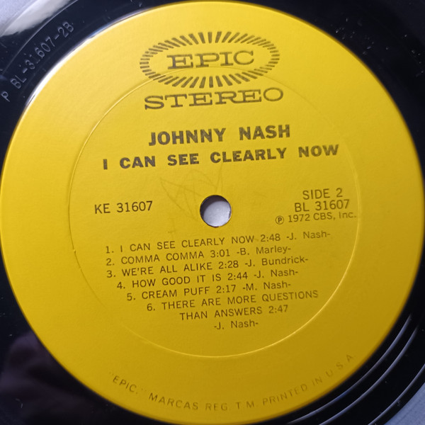 Johnny Nash - I Can See Clearly Now (LP, Album, Ter)