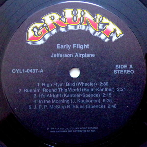 Jefferson Airplane - Early Flight (LP, Comp, Ind)