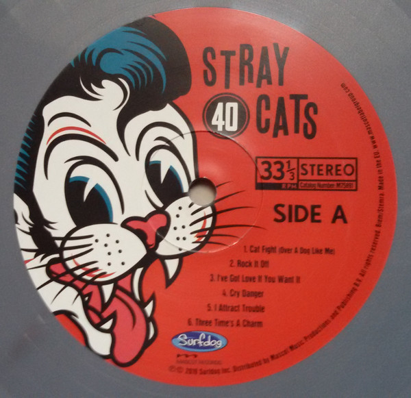 Stray Cats - 40  (LP, Album, Ltd, Sil)