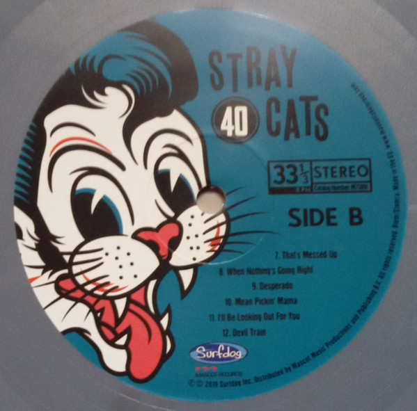Stray Cats - 40  (LP, Album, Ltd, Sil)