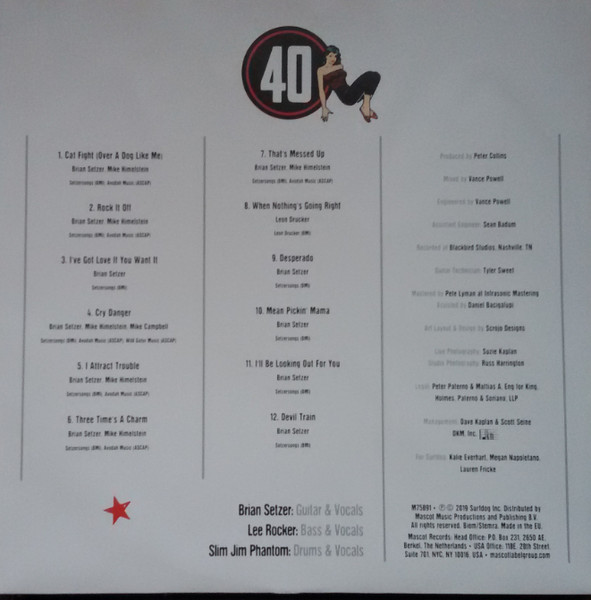 Stray Cats - 40  (LP, Album, Ltd, Sil)