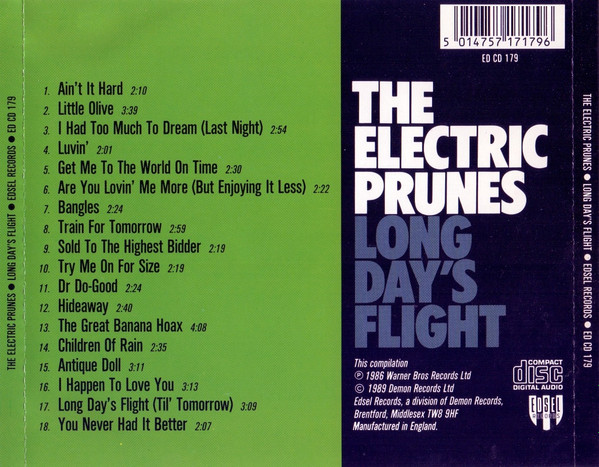 The Electric Prunes - Long Day's Flight (CD, Comp)