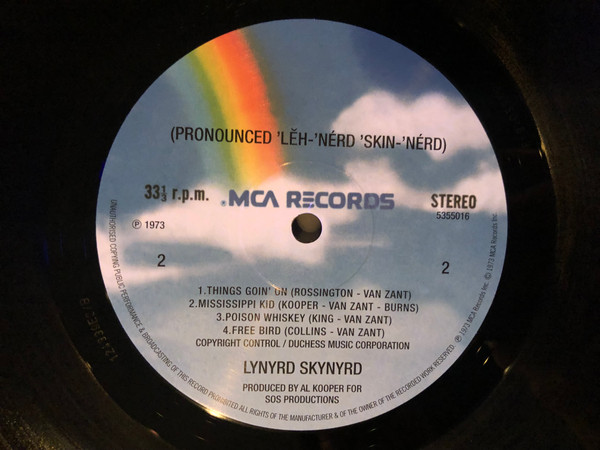 Lynyrd Skynyrd - (Pronounced 'LÄ•h-'nÃ©rd 'Skin-'nÃ©rd) (LP, Album, RE, 180)