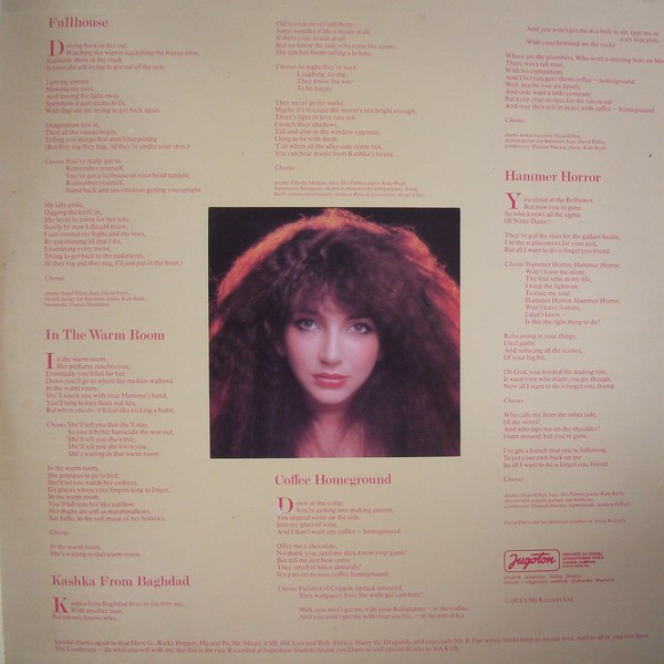 Kate Bush - Lionheart (LP, Album, Gat)