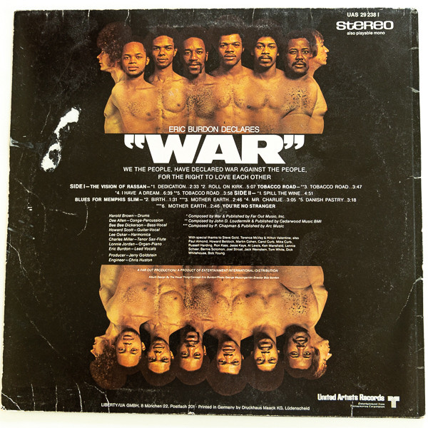 Eric Burdon & War - Eric Burdon Declares 