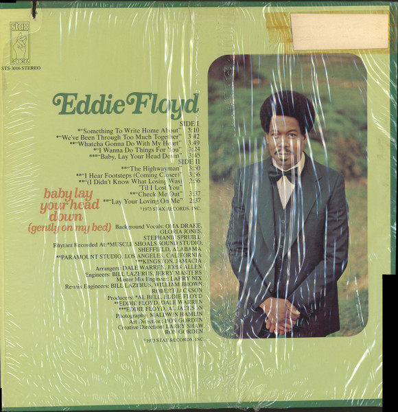 Eddie Floyd - Baby Lay Your Head Down (Gently On My Bed) (LP, Album)
