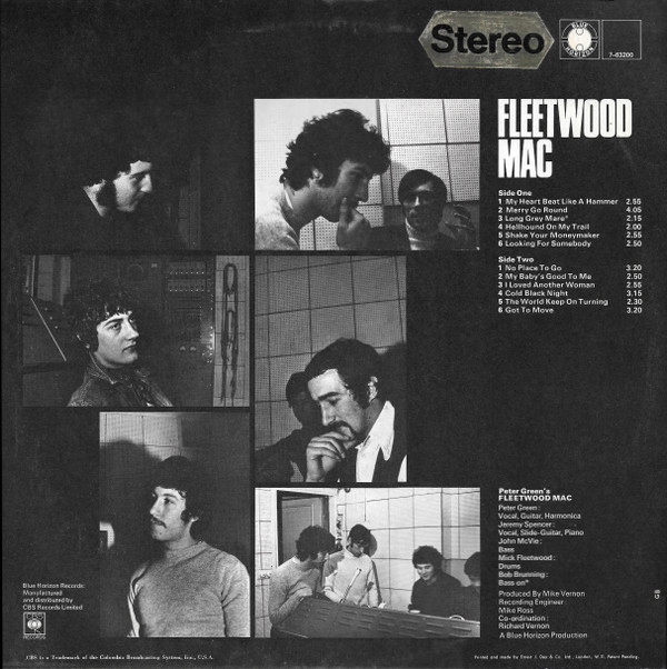 Peter Green's Fleetwood Mac* - Peter Green's Fleetwood Mac (LP, Album)