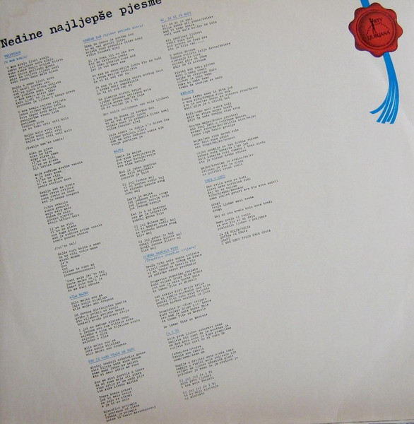 Neda Ukraden I Kamen Na Kamen - Nedine Najljepše Pjesme (LP, Comp)