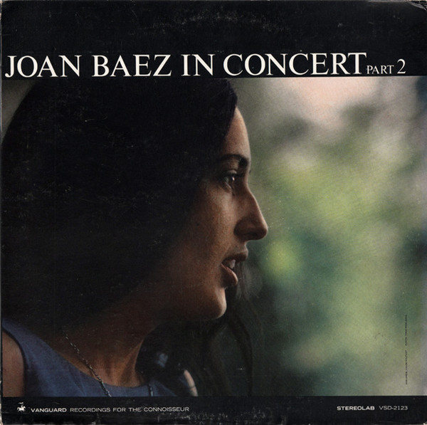 Joan Baez - In Concert Part 2 (LP, Album, Gol)