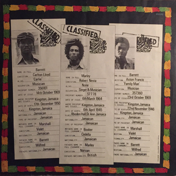 The Wailers - Burnin' (LP, Album, RE, Gat)