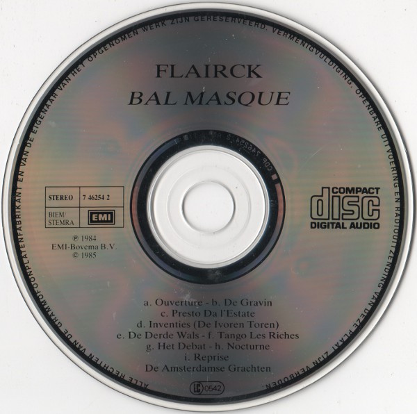 Flairck - Bal Masqué (CD, Album)