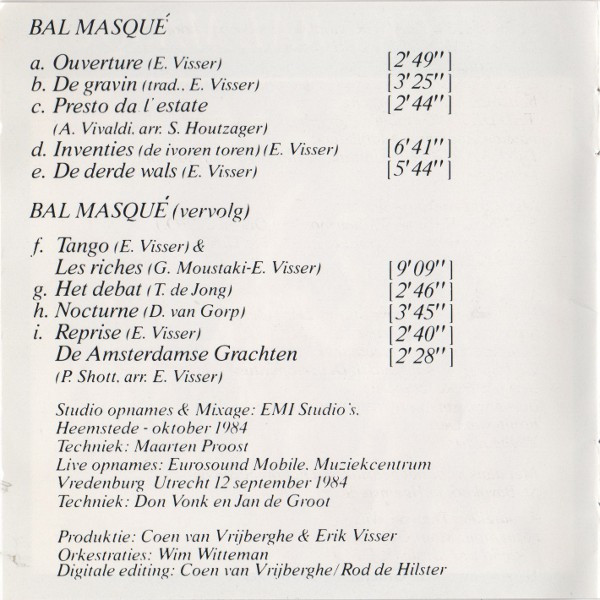 Flairck - Bal Masqué (CD, Album)