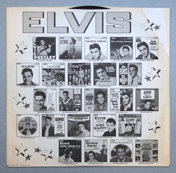 Elvis Presley - Blue Hawaii (LP, Album, RE, San)