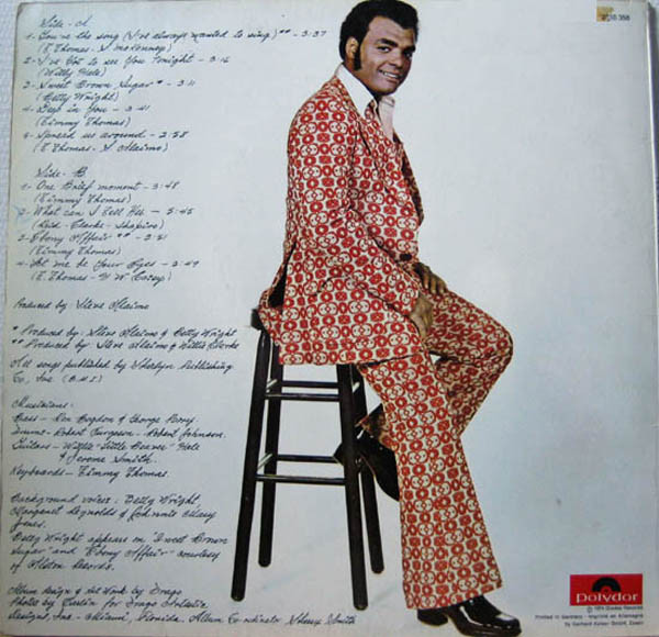 Timmy Thomas - You're The Song I've Always Wanted To Sing (LP, Album)
