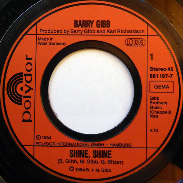 Barry Gibb - Shine Shine (7
