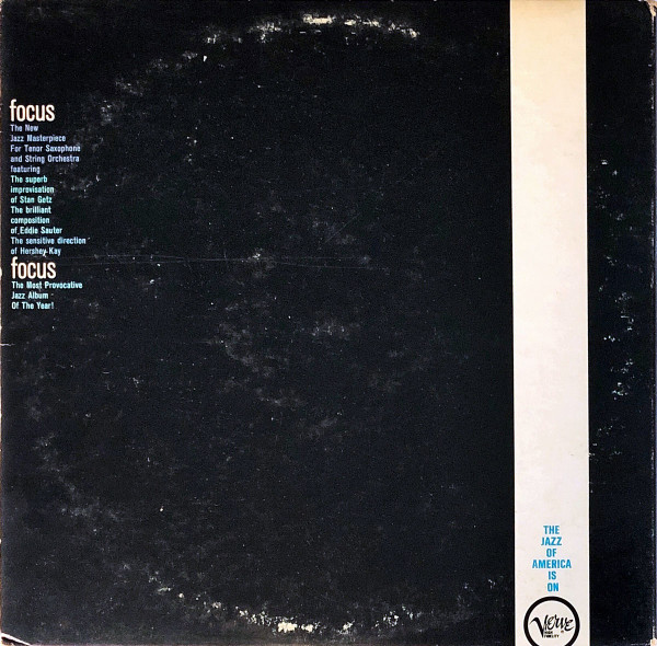 Stan Getz / Eddie Sauter - Focus (LP, Album, Gat)