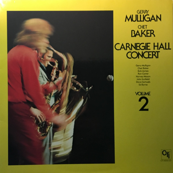 Gerry Mulligan, Chet Baker - Carnegie Hall Concert Volume 2 (LP, Album, Gat)