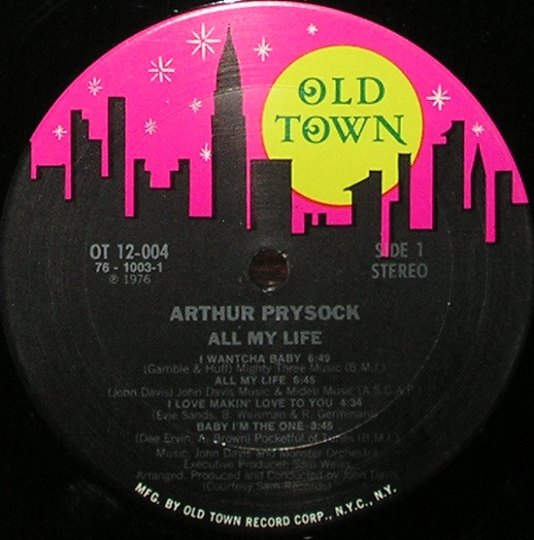 Arthur Prysock - All My Life (LP, Album)