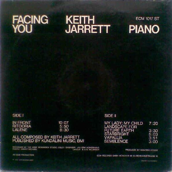 Keith Jarrett - Facing You (LP, Album)