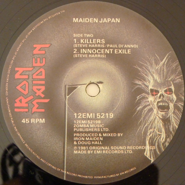 Iron Maiden - Maiden Japan (12
