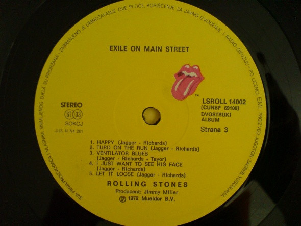 The Rolling Stones - Exile On Main St (2xLP, Album, RE)