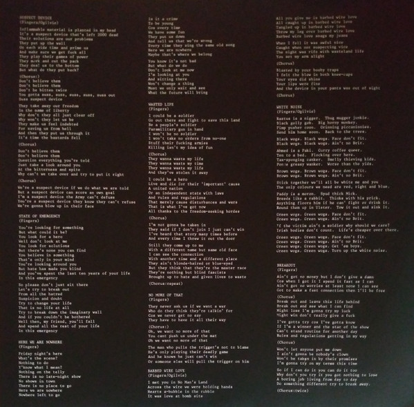 Stiff Little Fingers - Inflammable Material (LP, Album, RE)