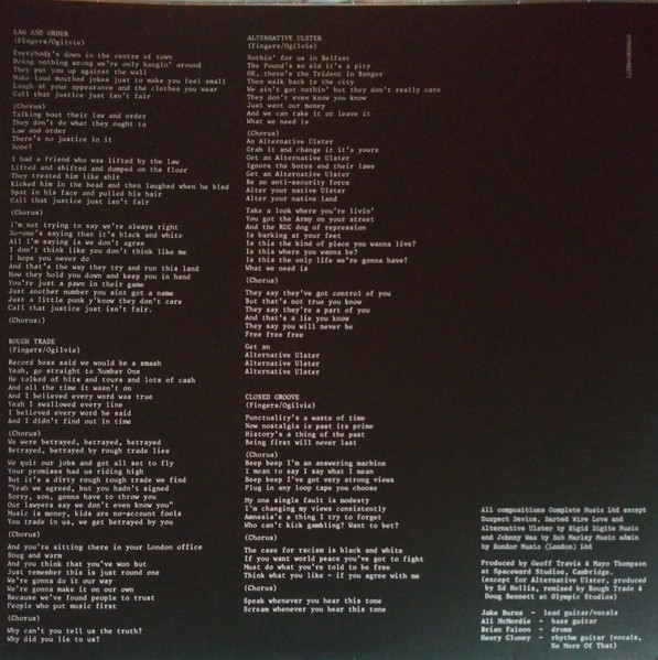 Stiff Little Fingers - Inflammable Material (LP, Album, RE)
