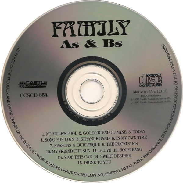 Family (6) - As & Bs (CD, Comp)