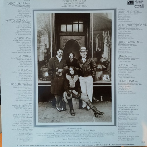 The Manhattan Transfer - The Manhattan Transfer (LP, Album, RE)