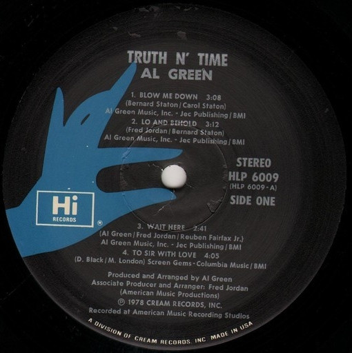 Al Green - Truth N' Time (LP, Album, Gat)