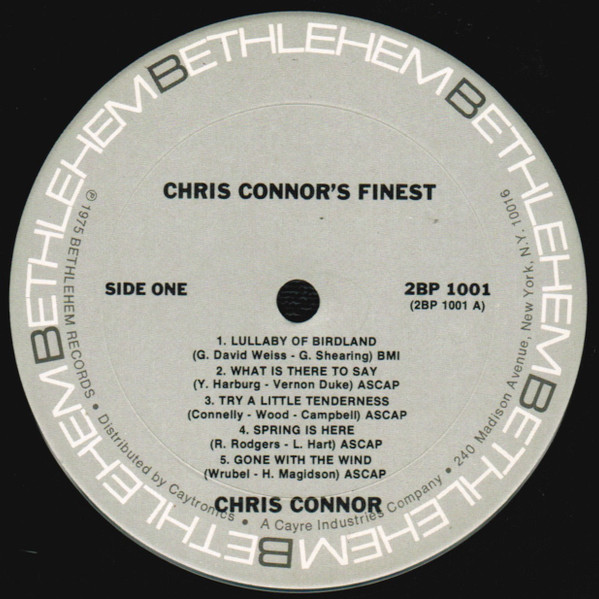 Chris Connor - The Finest Of Chris Connor (2xLP, Comp)