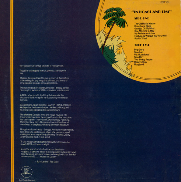 Georgie Fame, Annie Ross, Hoagy Carmichael - In Hoagland 1981 (LP, Album)