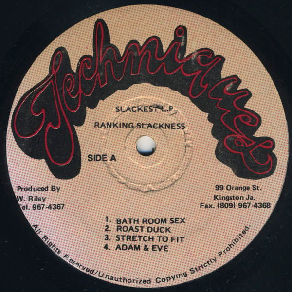 Ranking Slackness - Slackest LP (LP, Album, RP)