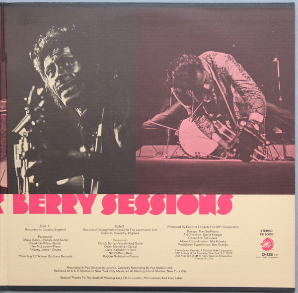 Chuck Berry - The London Chuck Berry Sessions (LP, Album, Pit)