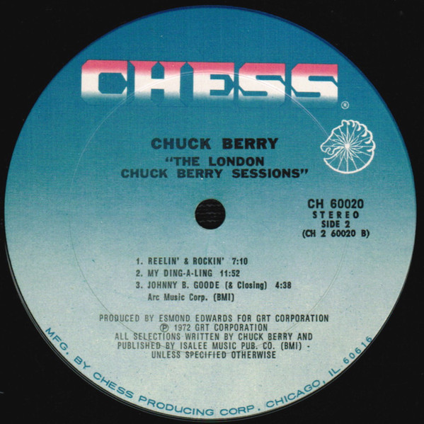 Chuck Berry - The London Chuck Berry Sessions (LP, Album, Pit)