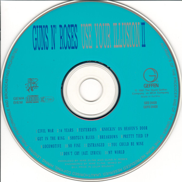Guns N' Roses - Use Your Illusion II (CD, Album)