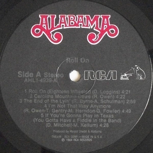 Alabama - Roll On (LP, Album)