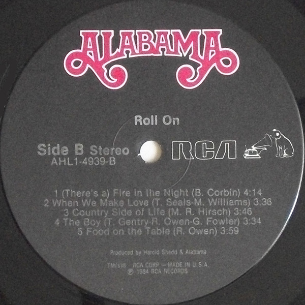 Alabama - Roll On (LP, Album)
