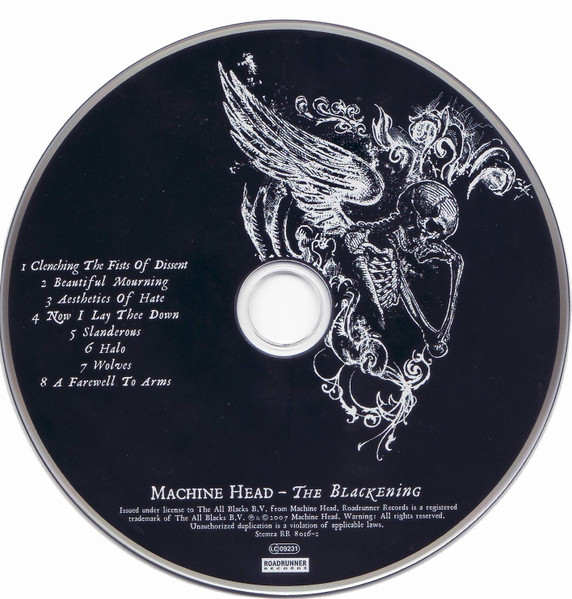 Machine Head (3) - The Blackening (CD, Album)